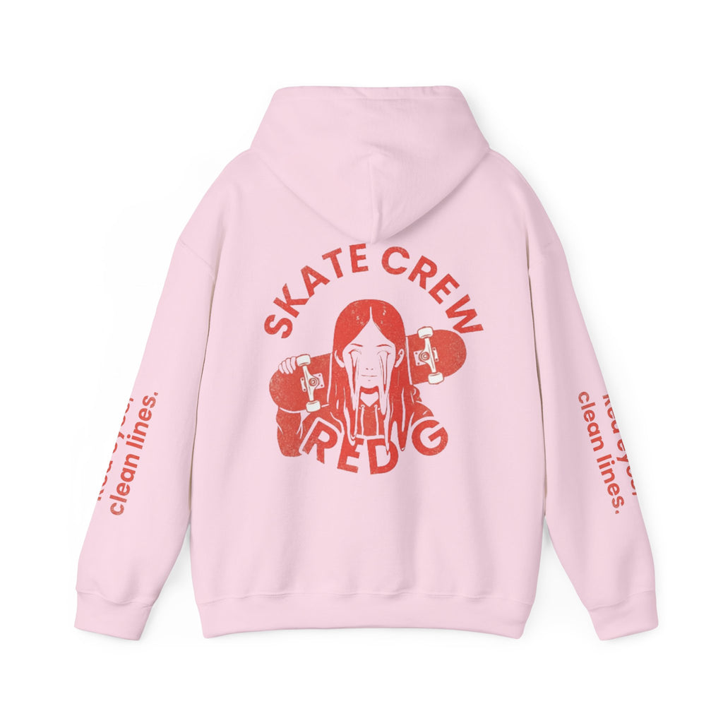 Red G Skate Crew Hoodie — "Red G" Skateboard Graphic Pullover