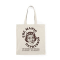 Natural Tote Bag — "The Manic Depressos" Retro Band Tour Graphic Tote