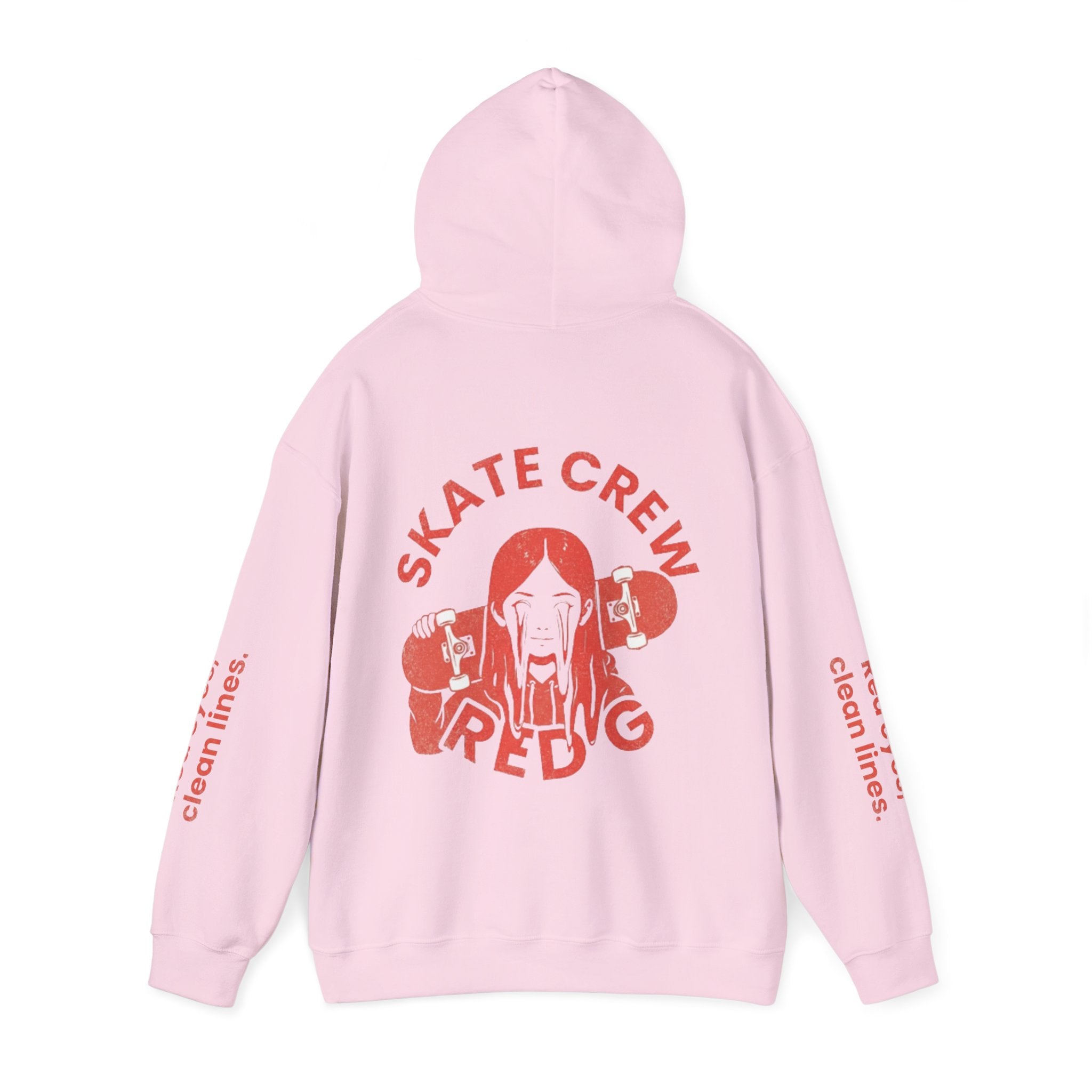 Red G Skate Crew Hoodie — "Red G" Skateboard Graphic Pullover