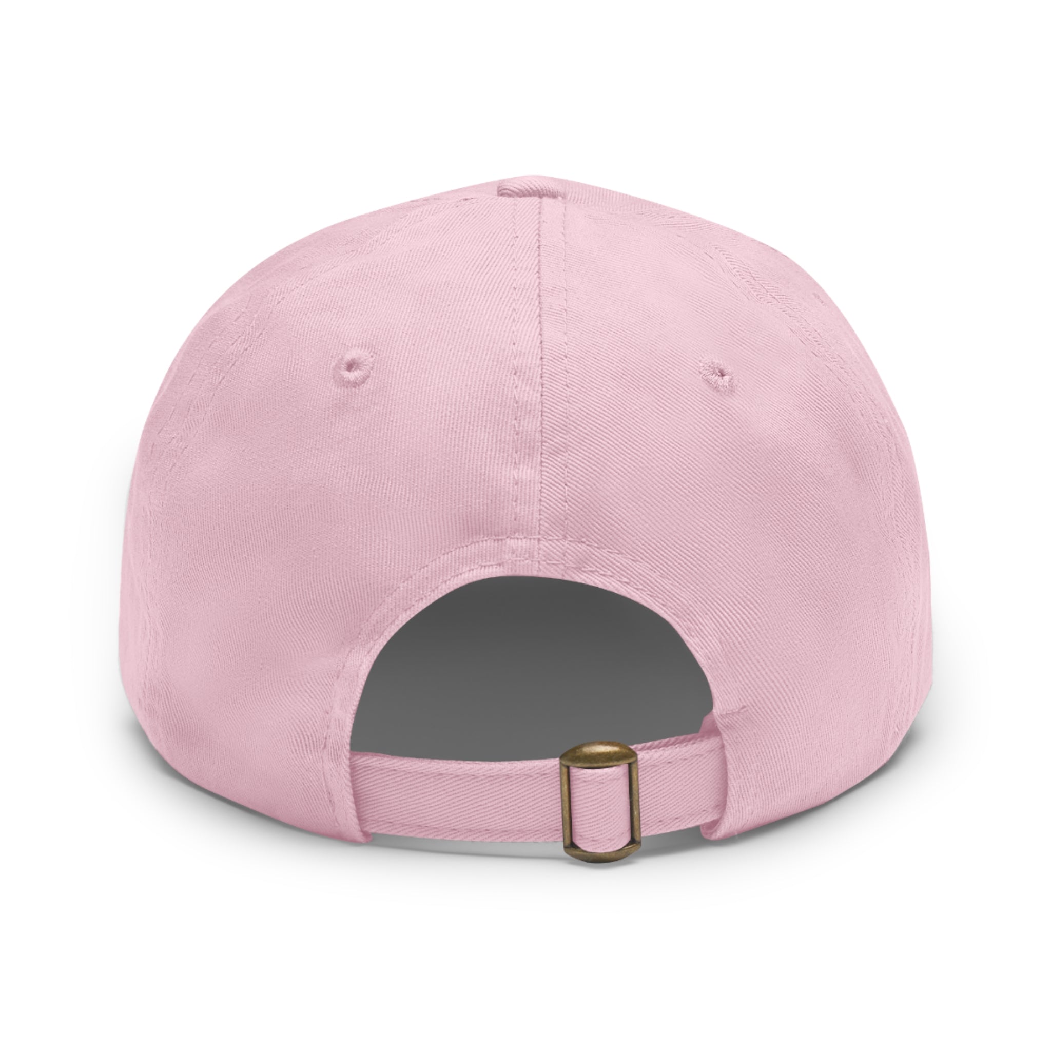 Red G Skate Crew — Pink Round Leather Patch Cap