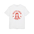 Red G Skate Crew Tee — "Red Eyes, Clean Lines" Graphic Skate Shirt