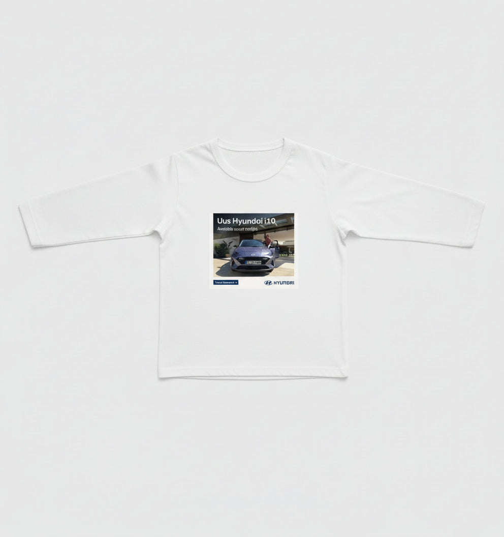 Hyundai i10 Photo Sweatshirt — 'Uus Hyundai i10' Branded Crewneck